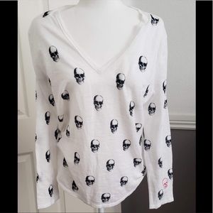 Skull Cashmere long sleeve top